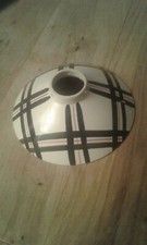 ABAT JOUR EN PORCELAINE PEINTE - VINTAGE 50's