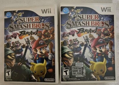 Lot 2 Super Smash Bros. Brawl (Nintendo Wii) with Manual 