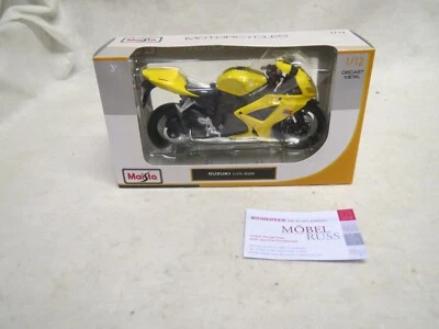 Suzuki GSX-R600 Gelb Maisto 1/12 - Bild 1 von 3