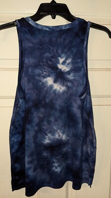 V A CORE TIE DYE ATHLETIC TANK TOP Lg