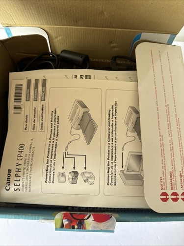 CANON Selphy CP400 Silver Compact Photo Printer (a1) - Picture 11 of 12