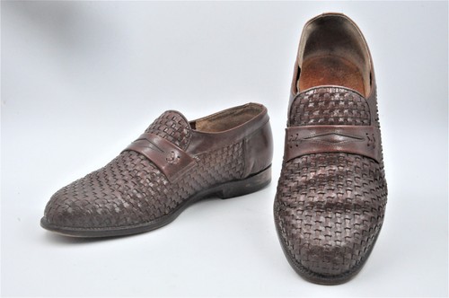 Original Paar Schuhe gebraucht Marke HIDALGO Frankreich Kollektion 80er Jahre