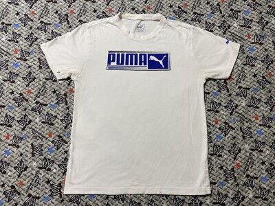 White Puma T-Shirt Men's Medium