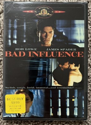 Bad Influence (DVD, 2002, Widescreen) Rob Lowe, James Spader - Brand New!!!