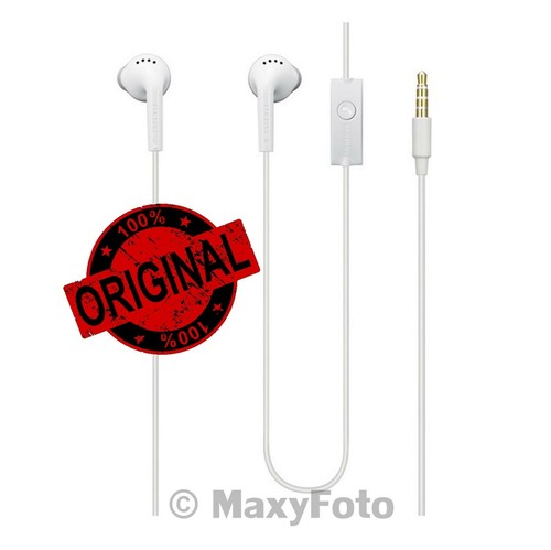 SAMSUNG AURICOLARE FILO STEREO MICROFONO CUFFIETTE ORIGINAL EHS61 WHITE  78AA6EA | eBay