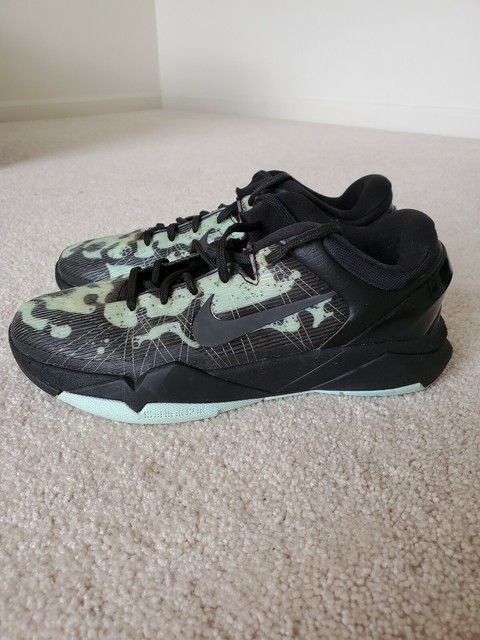 Nike Zoom Kobe 7 VII System Mint Green Black Poison Dart Frog 505399-300 Size 7Y | eBay