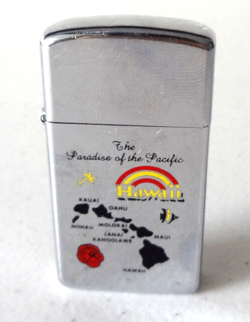 ヴィンテージzippo Hawaii 2個 ZIPPO V THE PARADISE OF THE PACIFIC HAWAII MINI LIGHTER