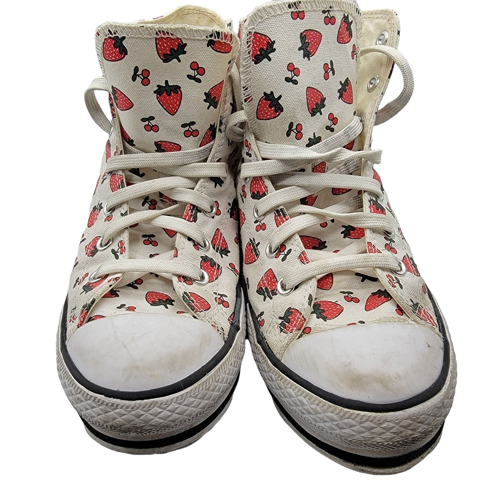 Converse Chuck Taylor Womens 6.5 All Star Platform Eva Hi Strawberry All  Over | eBay