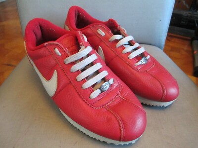 red leather cortez