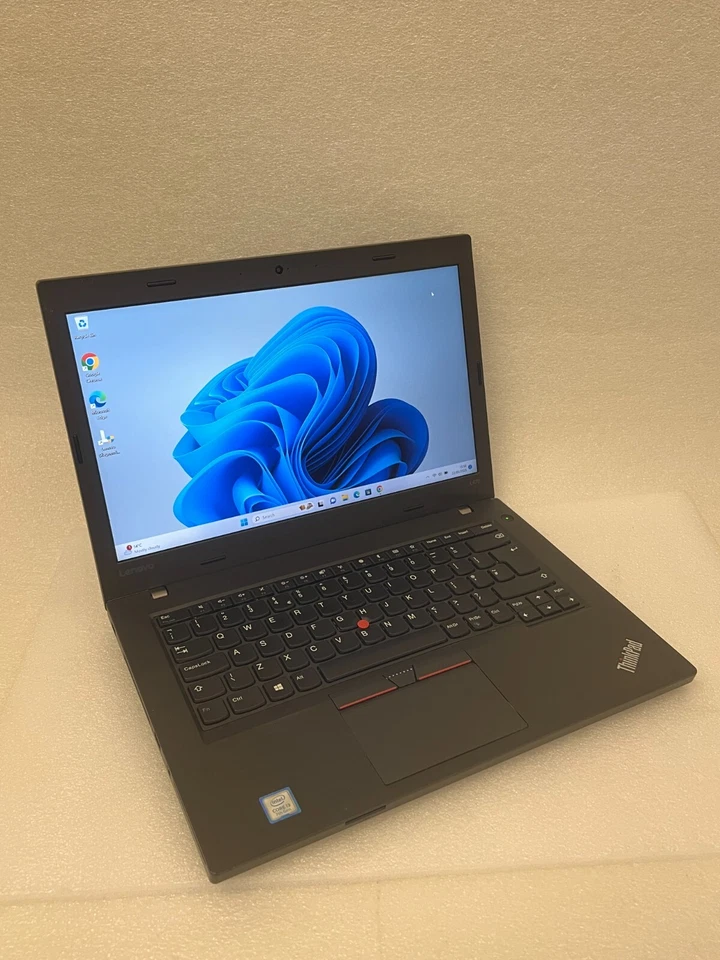 Lenovo ThinkPad L470 Laptop 14" i3 7100 2.40GHz up to 16GB 1TB SSD Window 10 Pro - Image 4 of 4
