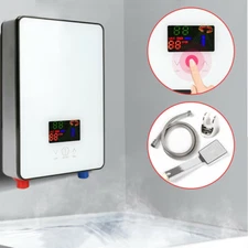 Whole House 4500W 110V Electric Tankless Instant Water Heater with Shower Head