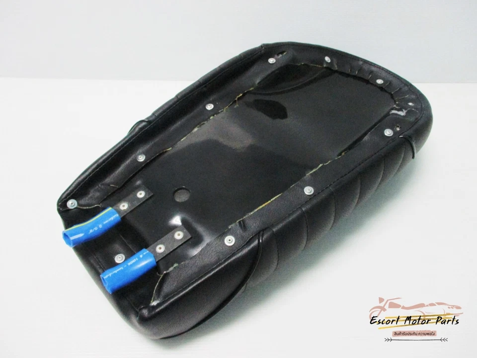 Fit YAMAHA SR SR500 SR400 BLACK  SEAT COMPLETE  & BLACK STITCH [ES422] - Imagem 2 de 4