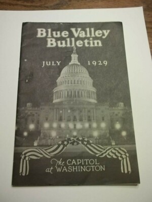 1929 Blue Valley Bulletin Dairy Booklet St Joseph Mo Hastings Ne Sioux City Iowa
