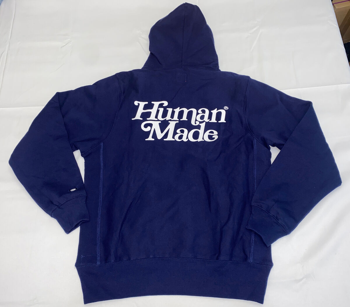 Human Made Girls Don’t Cry Hoodie Size Small Blue