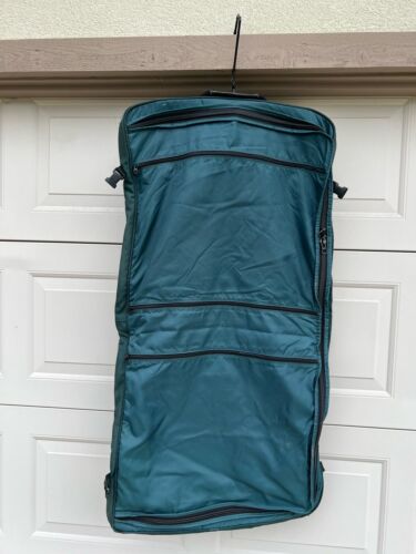 Briggs & Riley Vintage Bi Fold Garment Bag Luggage Carry On Travel Nylon Folding - Picture 2 of 6