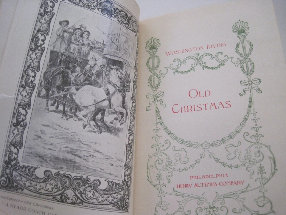 Old Christmas Washington Irving Altomus Philadelphia Foto 4 de 4