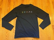 APPLE ENGINEER T-SHIRT Black Small Employee Week of Code 2021 Long Sleeve SM S