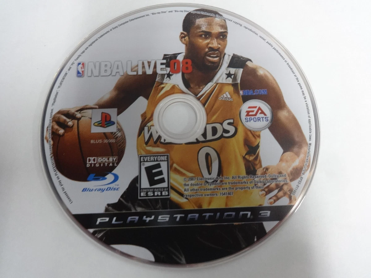 NBA Live 08 Sony Playstation 3 PS3 Game Disc Only Free Ship eBay