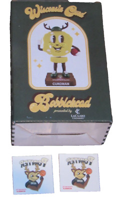WISCONSIN HERD Curd Man 2 BOBBLEHEAD LOT TUCKER BUCKS SGA 1/24/24 G- League