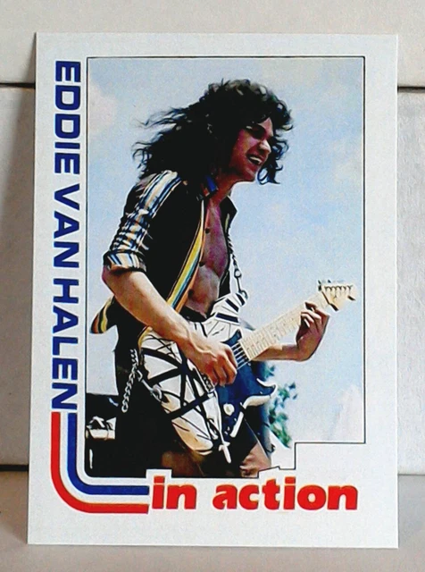 Eddie Van Halen: Custom-Designed Trading Card