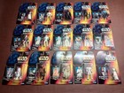New ListingLot of 15 Hasbro Kenner Star Wars Potf2 Action Figures 3.75" Moc Red Cards