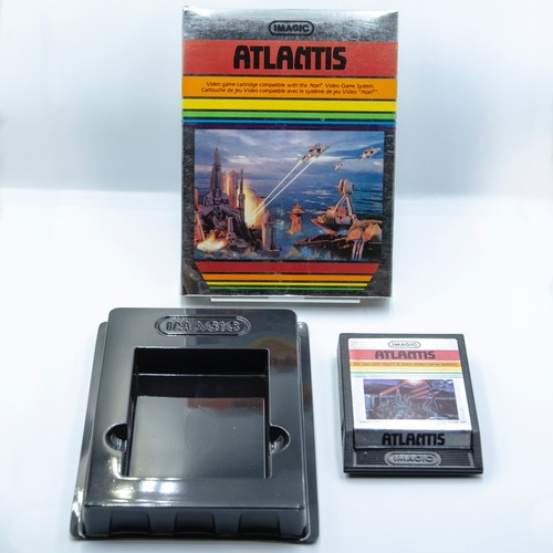 Atlantis Atari 2600 | Cartridge, Box & Insert | Imagic 1982 | Tested & Working