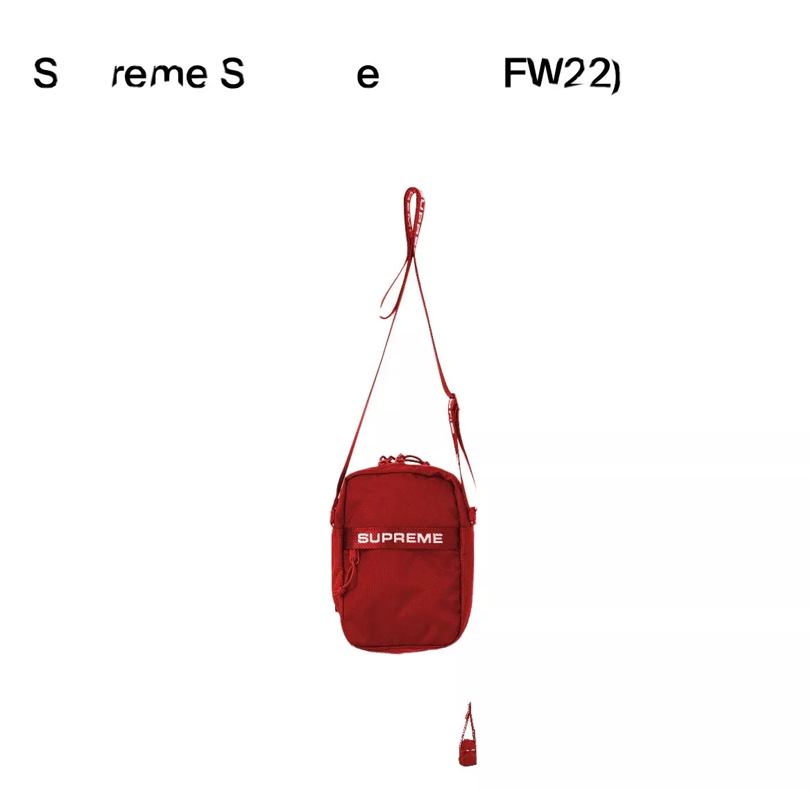 Supreme Shoulder Bag 'Red