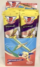 24-Piece Display Guillow #43 Bullseye Bi-Wing Balsa Wood Toy Planes  GUI-43-DIS