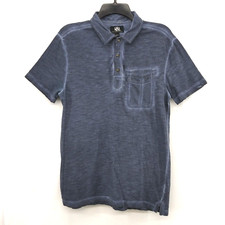 Rock Republic Polo Shirt Mens Size S Blue Short Sleeve Collared Casual Top