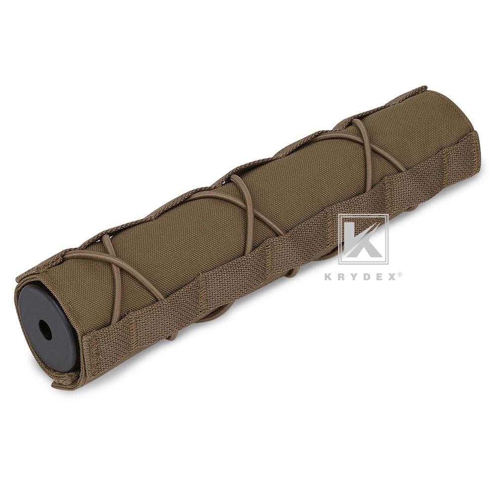 KRYDEX 22cm Suppressor Cover Tactical Protect Sleeve Wrap Airsoft
