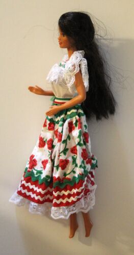 Mexican Barbie 1996 Mattel Dolls of the World Display Box Ständer - Bild 3 von 5
