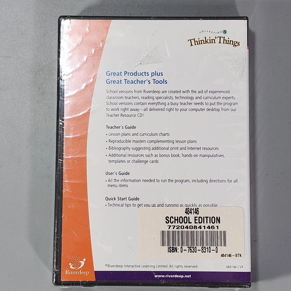 Galactic Brain Benders Tinkin Things 3 School Edition Problem Solving CD-ROM - Image 2 of 4