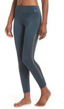 Maaji Crocheta Tourmaline High Waisted Leggings Dark Green NWT 82