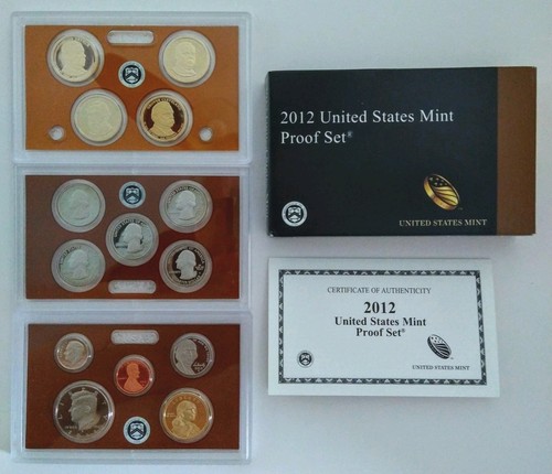 2012 S 14 Coin Proof Set US Mint Original Government Packaging