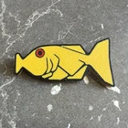 Babel Fish Badge Hitchhikers Guide To The Galaxy Inspired 3D Printed