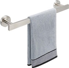 Bath Towel Bar, SUS 304 Stainless Steel Towel Rack Holder Wall Mounted, Modern S