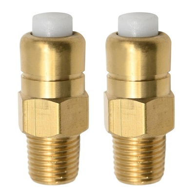 #ad #ad 2 PCS 1 4 Inch Thermal Release Valve Brass Relief For Pressure Washer Pump $21.62
