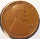 1926 S Lincoln Cent, Low Mintage wheat cent (26SEM2) FREE SHIPPING