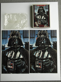 Darth Vader 1983 Star Wars Rückkehr der Jedi Ritter Puzzle OVP KOMPLETT Retro