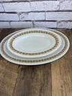 Vintage Pyrex Tableware Tiburon Oval Platters 12 1/2" X 9"/ 9 1/2” X 7” Mint