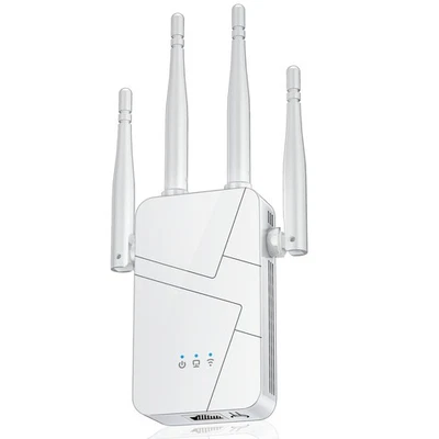 2026 WiFi Extender Signal Booster for Home, 15000sq.ft Wireless White - Image 1 of 4