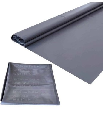 Shower Pan Liner 6 ft x 10 ft Economical 40 mil Flexible PVC Waterproof Sealed