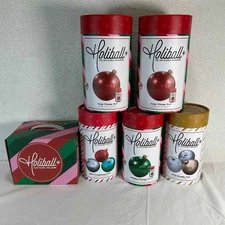 Large Lot of Holiball Inflatable Christmas Ornaments & Fast Flow Inflator NEW