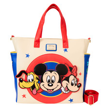 NEW Disney Loungefly Backpack Tote Crossbody Mickey & Friends Convertible Bag