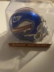 Buffalo Bills Amari Cooper Signed Neon Mini Helmet