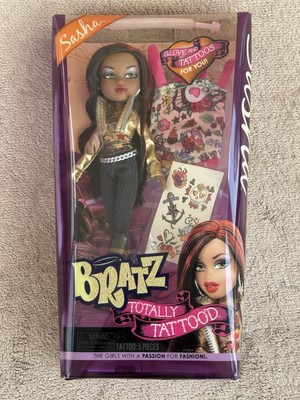 Bratz Puppe Totally Tattoo d Sasha Neu Selten