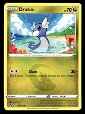 Dratini 129/195 Swsh12: Spada e Scudo - Carta TCG Pokémon Regolare Tempesta Argento