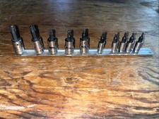 Snap On T8-t50 10 Piece 14 38 Drive Tamper Proof Torx Socket Set Ftxr