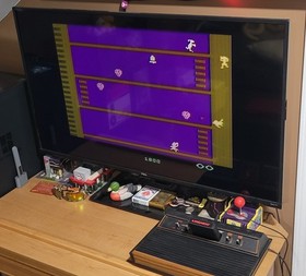 Atari CX-2600A Console with AV Cable, tested & works!