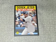 2021 Topps  1986 Topps All Star Relic Jersey Black Patch Derek Jeter #D / 199